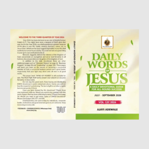 Daily Words Of Jesus 2026 11C (July - September)